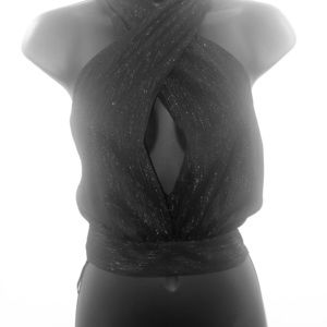 Bebe Cross Over Crop Top